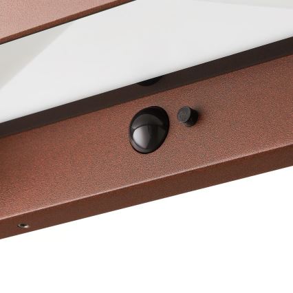 Nordlux - LED Solární svítidlo se senzorem MARCELLIO LED/5W/5V IP54 2200 mAh hnědá