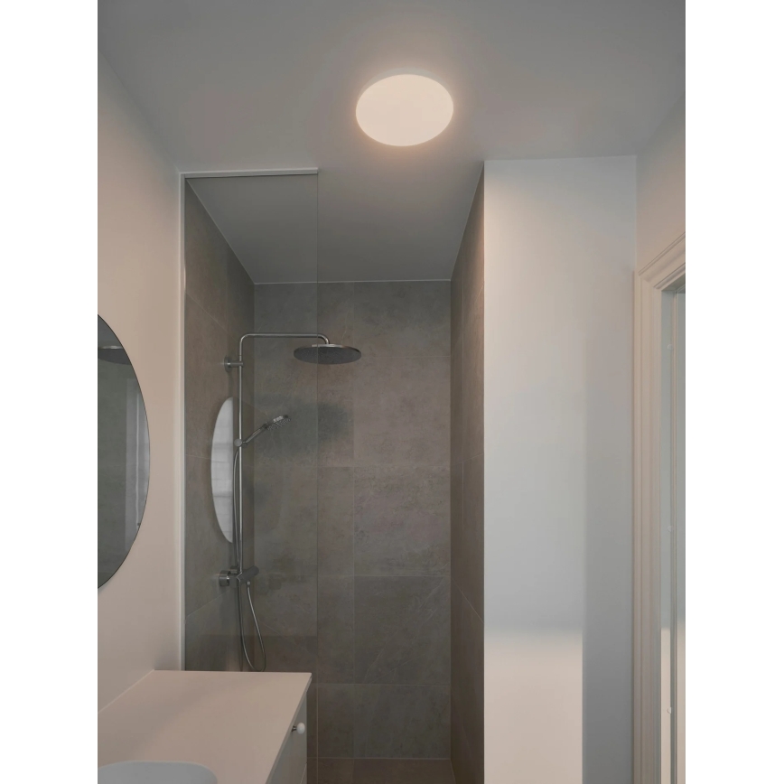 Nordlux - LED Stmívatelné koupelnové stropní svítidlo SERENOVA LED/10/15W/230V 3000/4000/5700K pr. 28 cm IP65 bílá