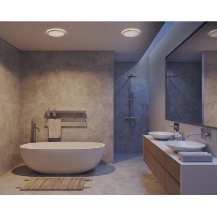 Nordlux - LED Stmívatelné koupelnové stropní svítidlo OJA LED/19W/230V 3000/4000K IP54 pr. 43 cm