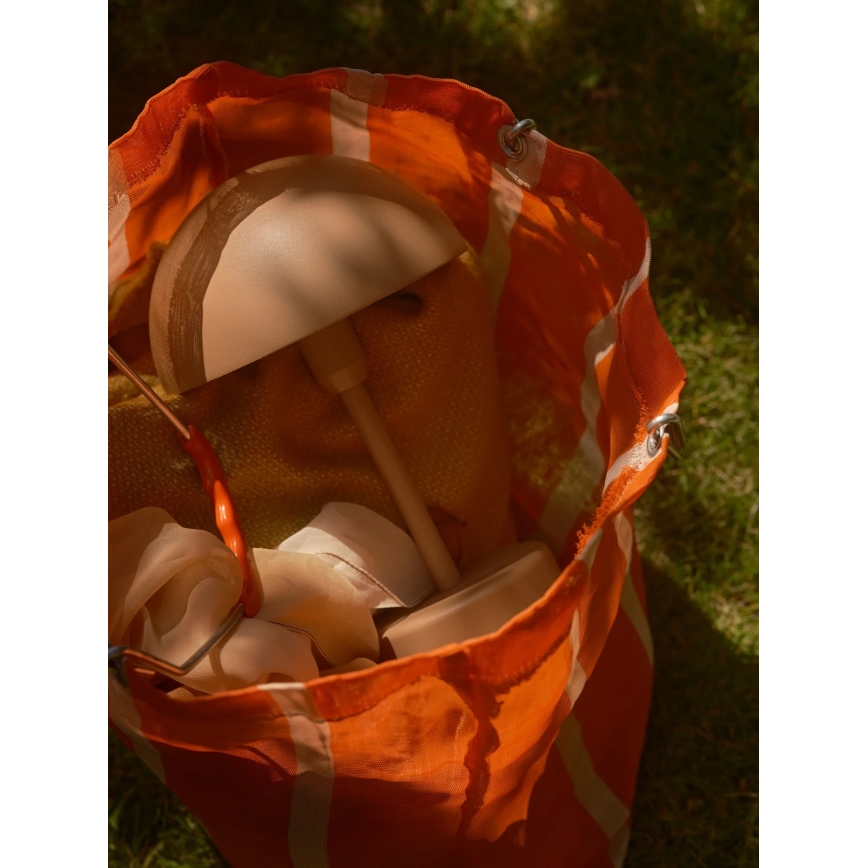 Nordlux - LED Stmívatelná nabíjecí venkovní stolní lampa ELLEN LED/2,8W/3,7V IP44 2200 mAh hnědá