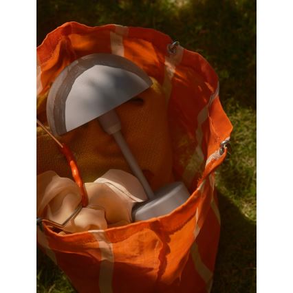 Nordlux - LED Stmívatelná nabíjecí venkovní stolní lampa ELLEN LED/2,8W/3,7V 2200 mAh IP44 šedá