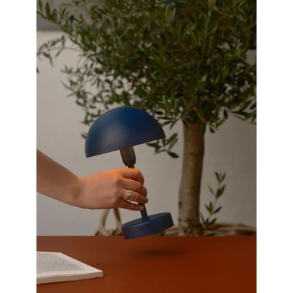 Nordlux - LED Stmívatelná nabíjecí dotyková venkovní stolní lampa ELLEN LED/2,8W/3,7V IP44 modrá