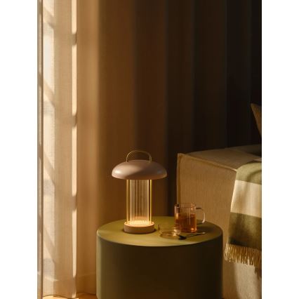 Nordlux - LED Stmívatelná nabíjecí dotyková stolní lampa MIRANO LED/3W/3,7V růžová