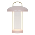 Nordlux - LED Stmívatelná nabíjecí dotyková stolní lampa MIRANO LED/3W/3,7V růžová