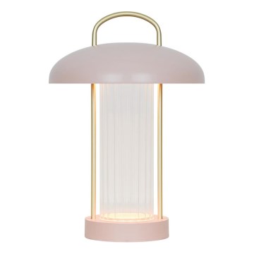Nordlux - LED Stmívatelná nabíjecí dotyková stolní lampa MIRANO LED/3W/3,7V růžová
