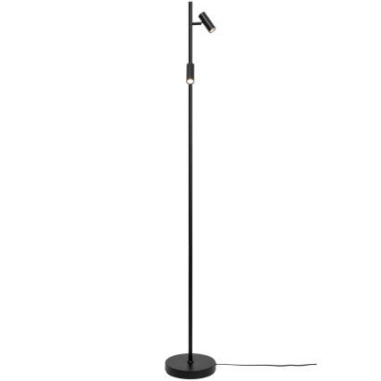 Nordlux - LED Stmívatelná dotyková stojací lampa OMARI 2xLED/3,2W/230V černá