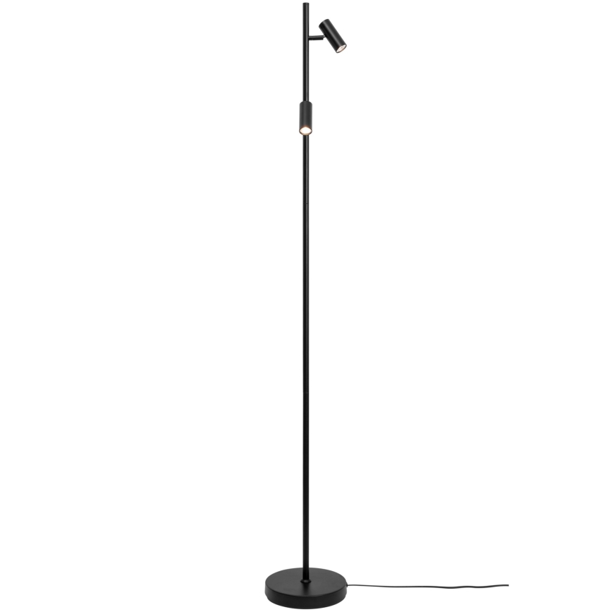 Nordlux - LED Stmívatelná dotyková stojací lampa OMARI 2xLED/3,2W/230V černá