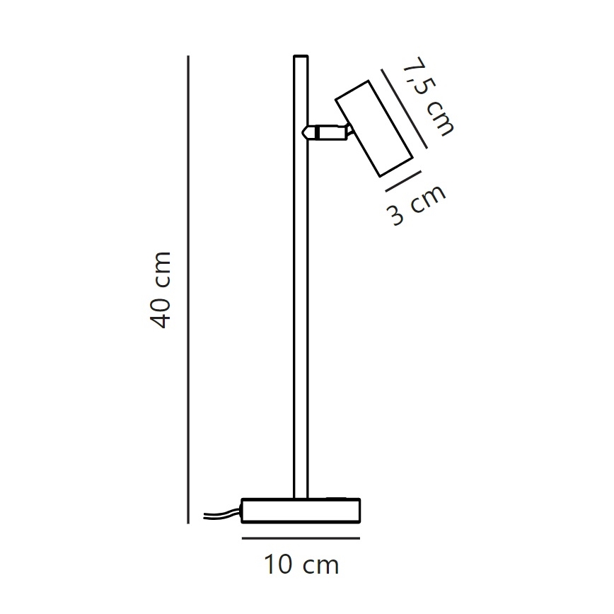Nordlux - LED Stmívatelná stolní lampa OMARI LED/3,2W/230V bílá