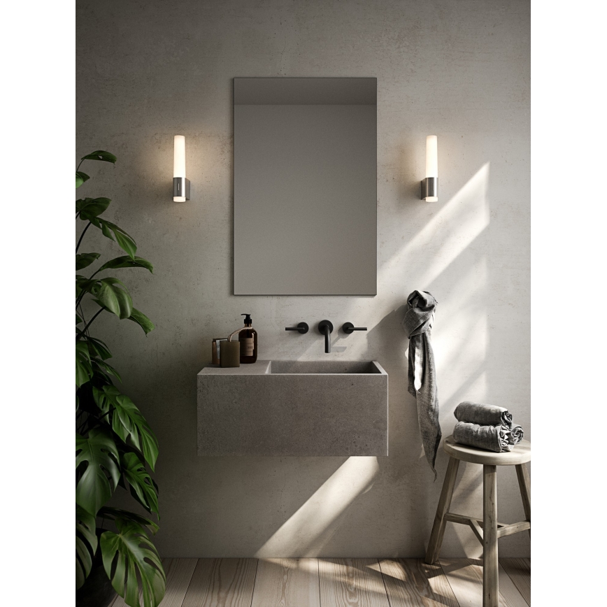 Nordlux - LED Stmívatelné koupelnové nástěnné svítidlo HELVA LED/6,8W/230V IP44 CRI 90 lesklý chrom