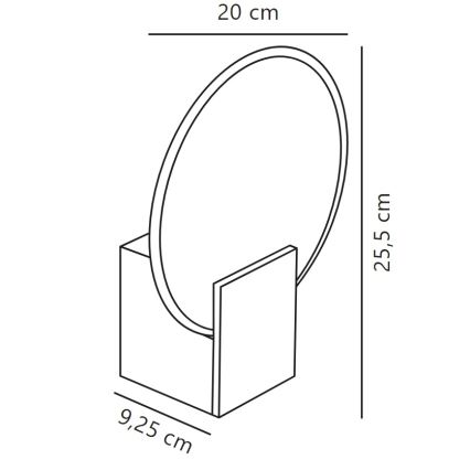Nordlux - LED Stmívatelné koupelnové nástěnné svítidlo HESTER LED/9,5W/230V IP44 béžová