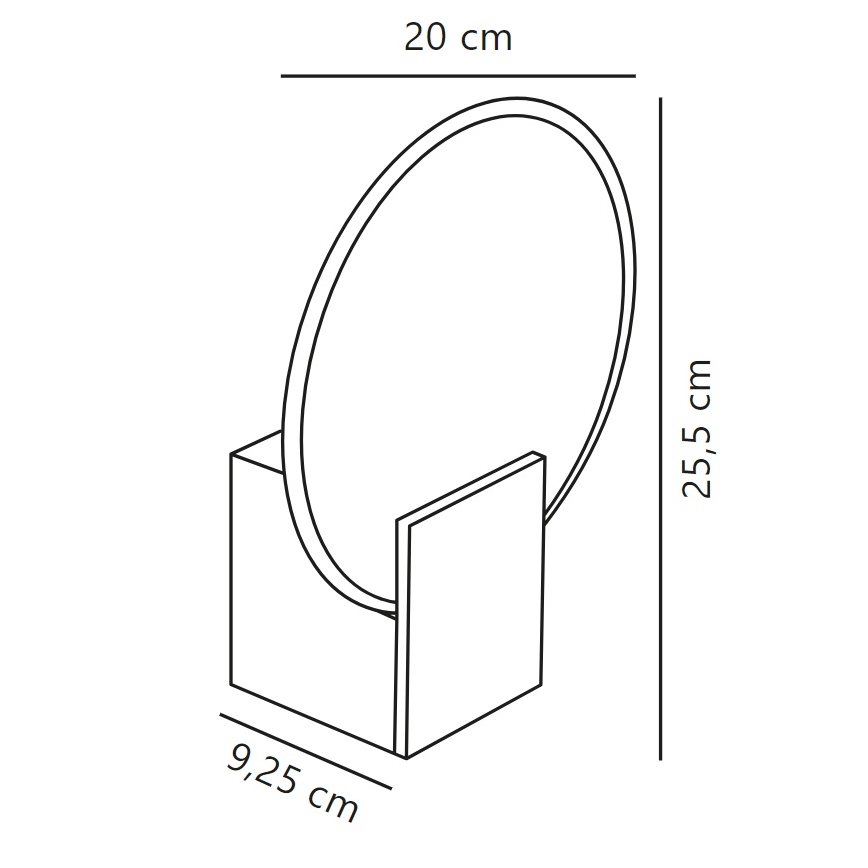 Nordlux - LED Stmívatelné koupelnové nástěnné svítidlo HESTER LED/9,5W/230V IP44 béžová