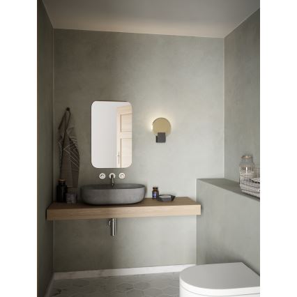 Nordlux - LED Stmívatelné koupelnové nástěnné svítidlo HESTER LED/9,5W/230V IP44 černá