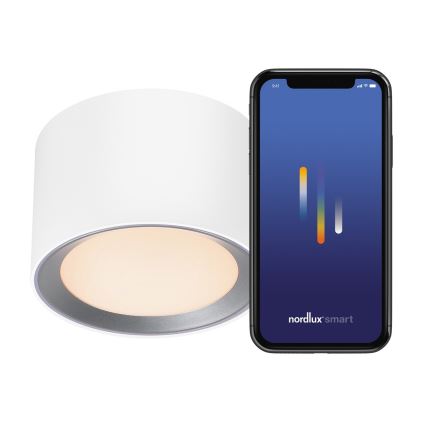 Nordlux - LED Stmívatelné koupelnové bodové svítidlo LANDON SMART LED/8W/230V 2700-6500K IP44 bílá