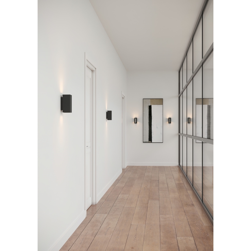 Nordlux - LED Stmívatelné nástěnné svítidlo CURTIZ 2xLED/4,5W/230V černá