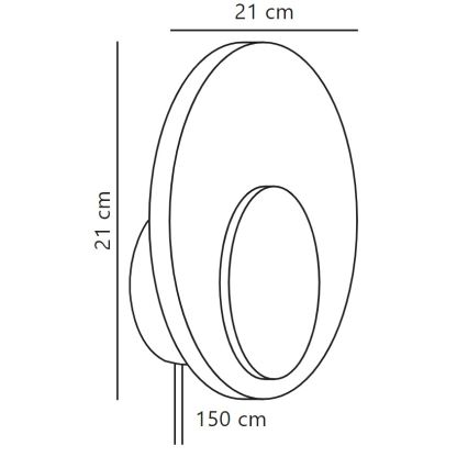 Nordlux - LED Stmívatelné nástěnné svítidlo MARSI LED/7W/230V béžová