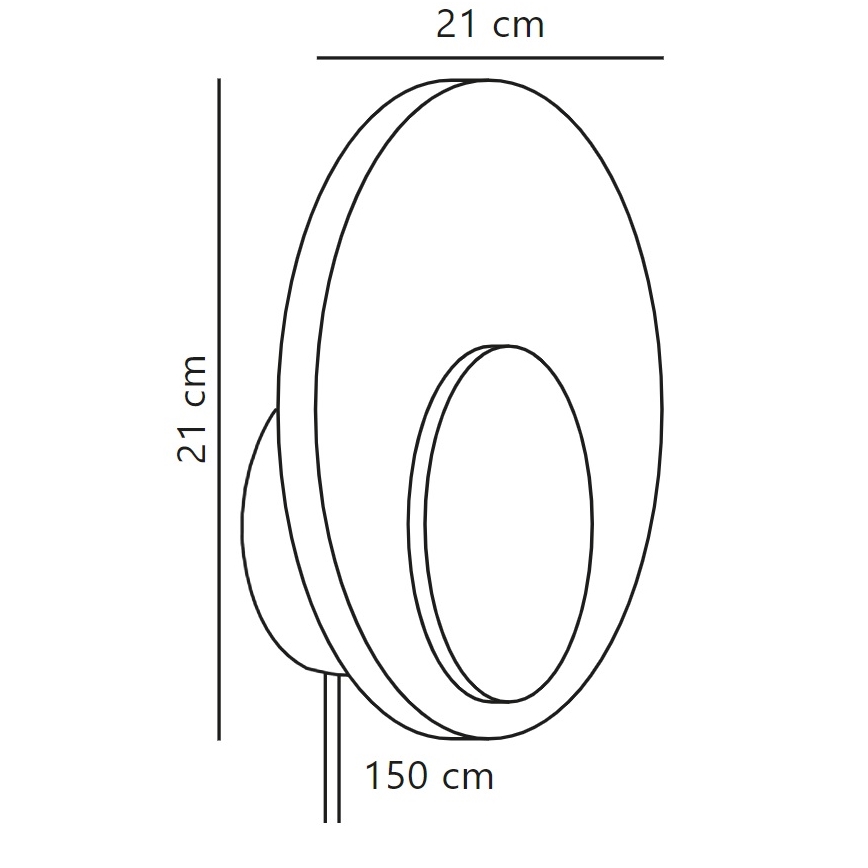 Nordlux - LED Stmívatelné nástěnné svítidlo MARSI LED/7W/230V béžová