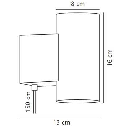 Nordlux - LED Stmívatelné nástěnné svítidlo MONA LED/10W/230V CRI 90