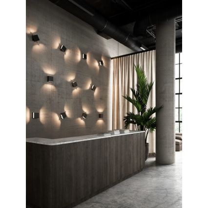 Nordlux - LED Stmívatelné venkovní nástěnné svítidlo TURN LED/13,8W/230V IP54 černá