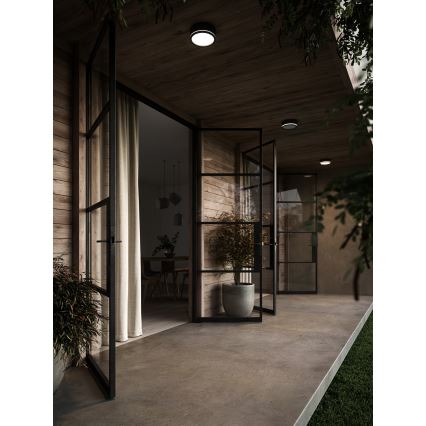 Nordlux - LED Stmívatelné venkovní nástěnné svítidlo AVA SMART LED/9,5W/230V 2700K IP54 černá