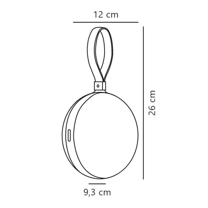 Nordlux - LED Stmívatelné venkovní přenosné svítidlo BRING TO-GO LED/1W/3,7V IP54 zelená