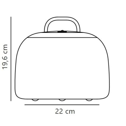 Nordlux - LED Stmívatelné venkovní přenosné svítidlo KETTLE TO-GO LED/4,8W/3,7V 2x2200 mAh IP65