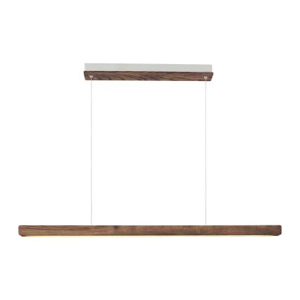 Nordlux - LED Stmívatelný lustr na lanku ILGAS LED/47W/230V 3000K hnědá/jasan