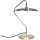 Nordlux - LED Stolní lampa ARTIST LED/15W/230V nerez