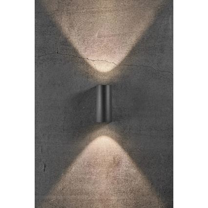Nordlux - LED Venkovní nástěnné svítidlo ASBOL LED/13,3W/230V 3000K IP44 černá