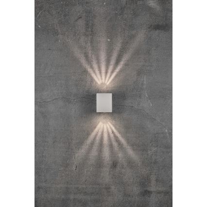 Nordlux - LED Venkovní nástěnné svítidlo CANTO 2xLED/5,5W/230V IP44 bílá