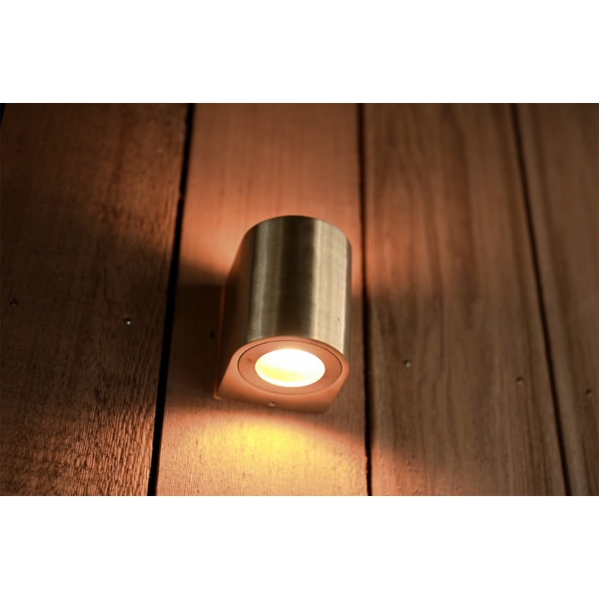 Nordlux - LED Venkovní nástěnné svítidlo CANTO 2xLED/5,5W/230V IP44 mosaz