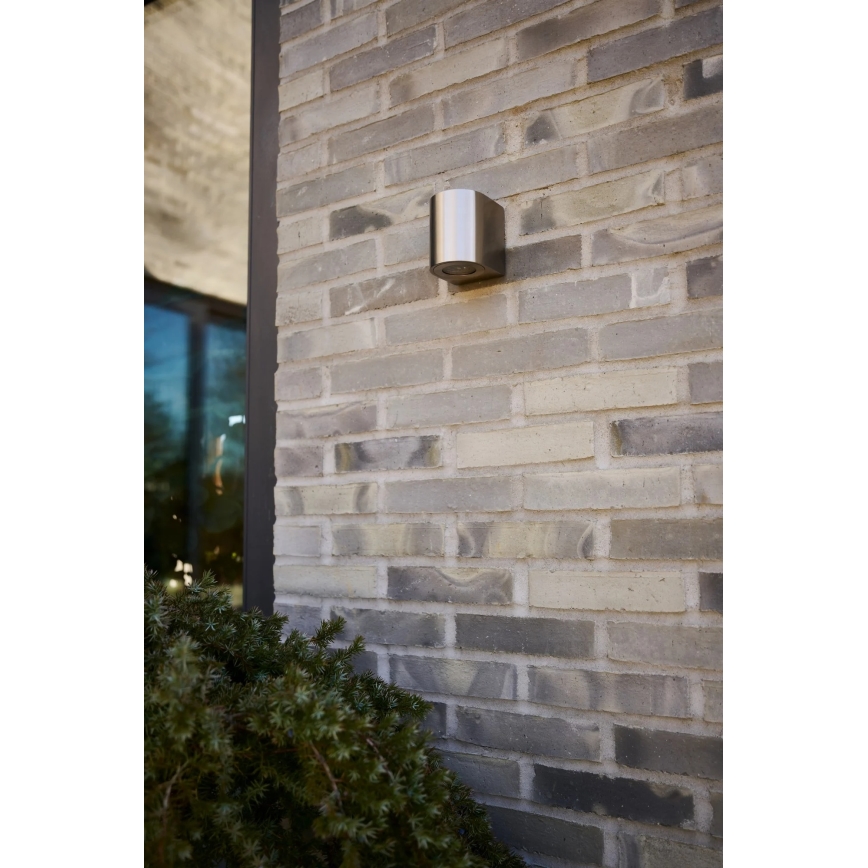 Nordlux - LED Venkovní nástěnné svítidlo CANTO 2xLED/5,5W/230V IP44 nerez