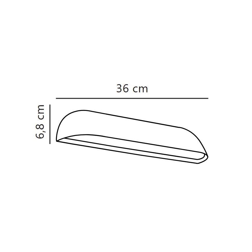 Nordlux - LED Venkovní nástěnné svítidlo FRONT LED/11W/230V IP44