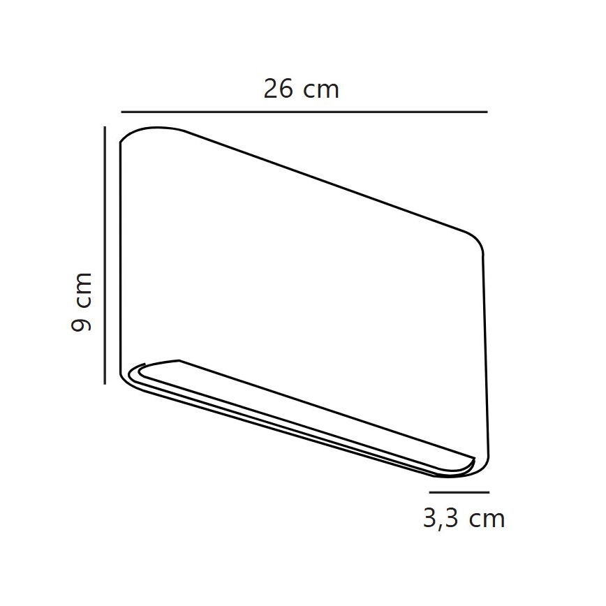 Nordlux - LED Venkovní nástěnné svítidlo KINVER LED/10W/230V IP54 bílá