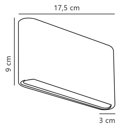 Nordlux - LED Venkovní nástěnné svítidlo KINVER LED/8,5W/230V IP54 bílá