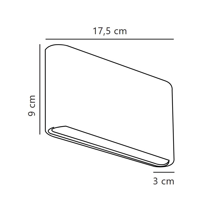 Nordlux - LED Venkovní nástěnné svítidlo KINVER LED/8,5W/230V IP54 bílá