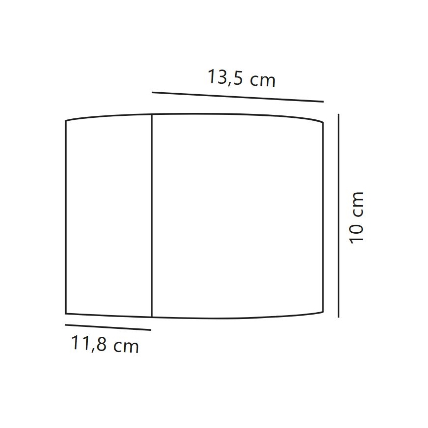 Nordlux - LED Venkovní nástěnné svítidlo MILDA LED/4,9W/230V IP44 antracit