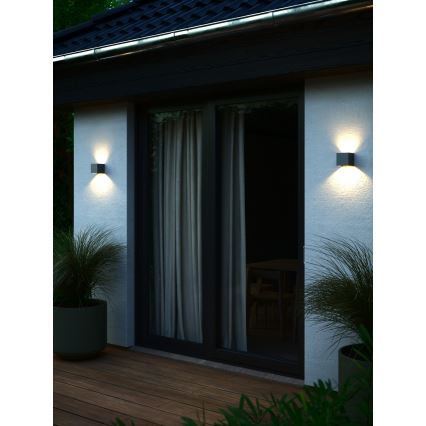 Nordlux - LED Venkovní nástěnné svítidlo MILDA LED/4,9W/230V IP44 antracit