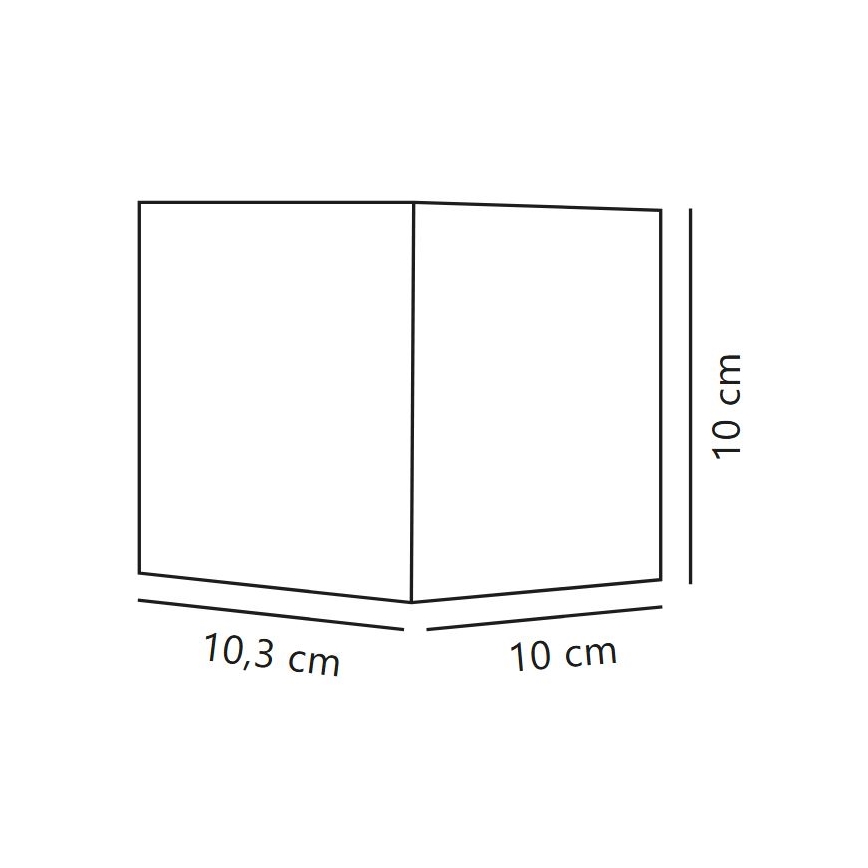 Nordlux - LED Venkovní nástěnné svítidlo MILDA LED/4,9W/230V IP44 antracit
