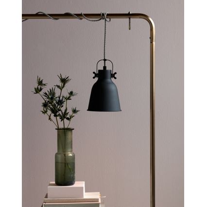 Nordlux - Lustr na lanku ADRIAN 1xE27/25W/230V pr. 16 cm antracit