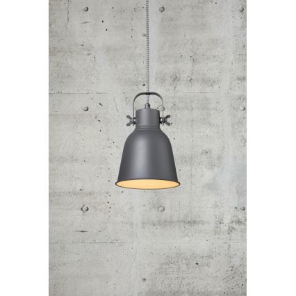 Nordlux - Lustr na lanku ADRIAN 1xE27/25W/230V pr. 16 cm antracit