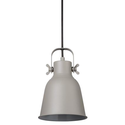 Nordlux - Lustr na lanku ADRIAN 1xE27/25W/230V pr. 16 cm šedá