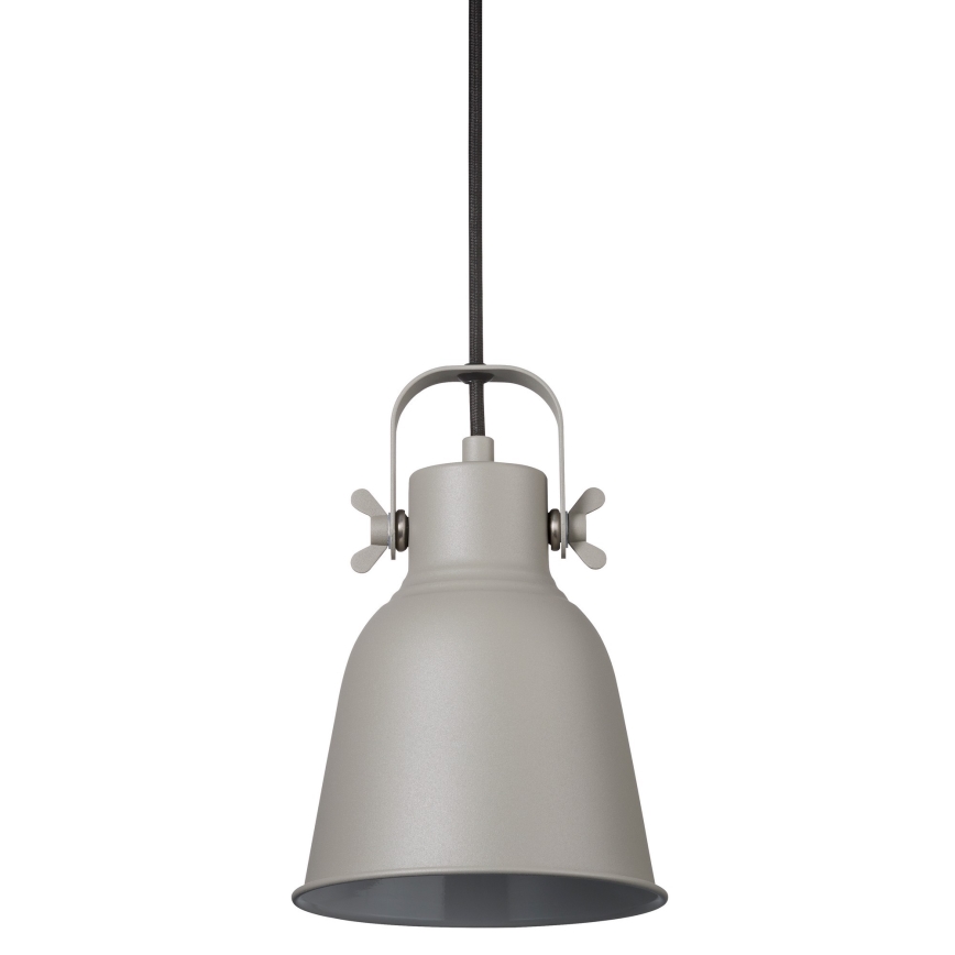 Nordlux - Lustr na lanku ADRIAN 1xE27/25W/230V pr. 16 cm šedá
