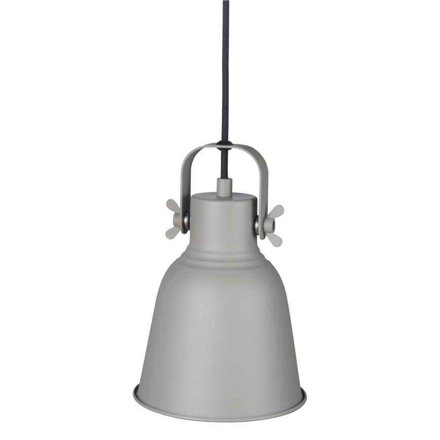 Nordlux - Lustr na lanku ADRIAN 1xE27/25W/230V pr. 16 cm šedá