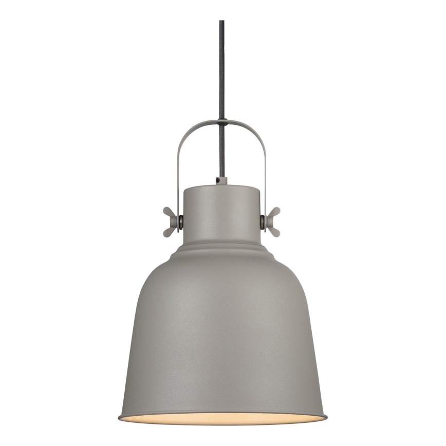 Nordlux - Lustr na lanku ADRIAN 1xE27/25W/230V pr. 25 cm šedá