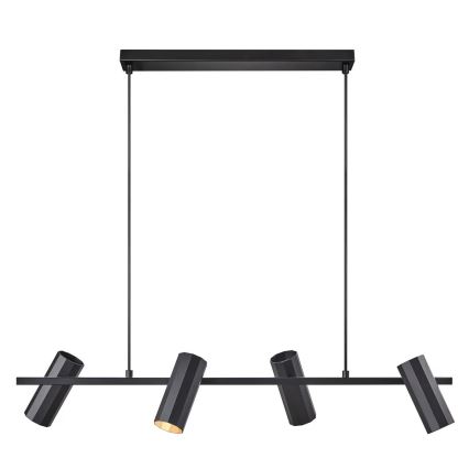 Nordlux - Lustr na lanku ALANIS 4xGU10/15W/230V černá