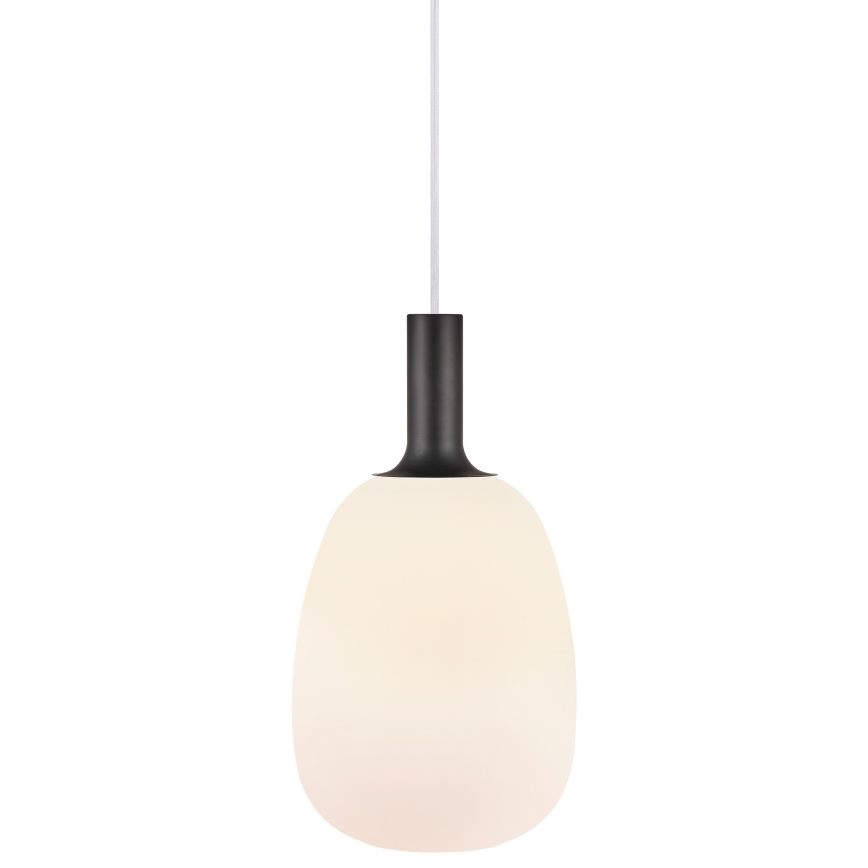 Nordlux - Lustr na lanku ALTON 1xE27/60W/230V bílá/černá/mosaz
