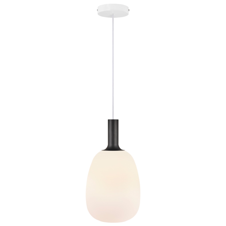 Nordlux - Lustr na lanku ALTON 1xE27/60W/230V bílá/černá/mosaz
