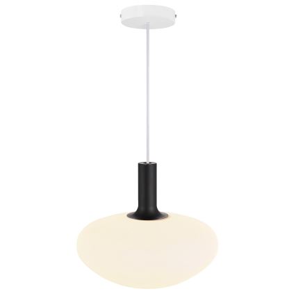 Nordlux - Lustr na lanku ALTON 1xE27/60W/230V bílá/černá/mosaz