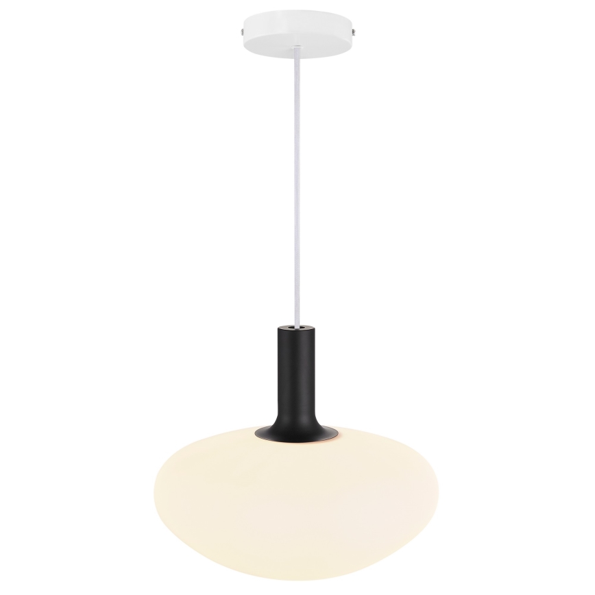 Nordlux - Lustr na lanku ALTON 1xE27/60W/230V bílá/černá/mosaz