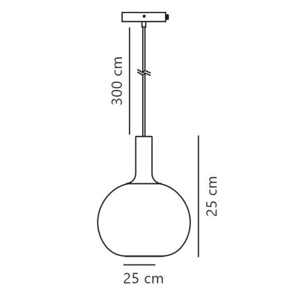 Nordlux - Lustr na lanku ALTON 1xE27/60W/230V černá